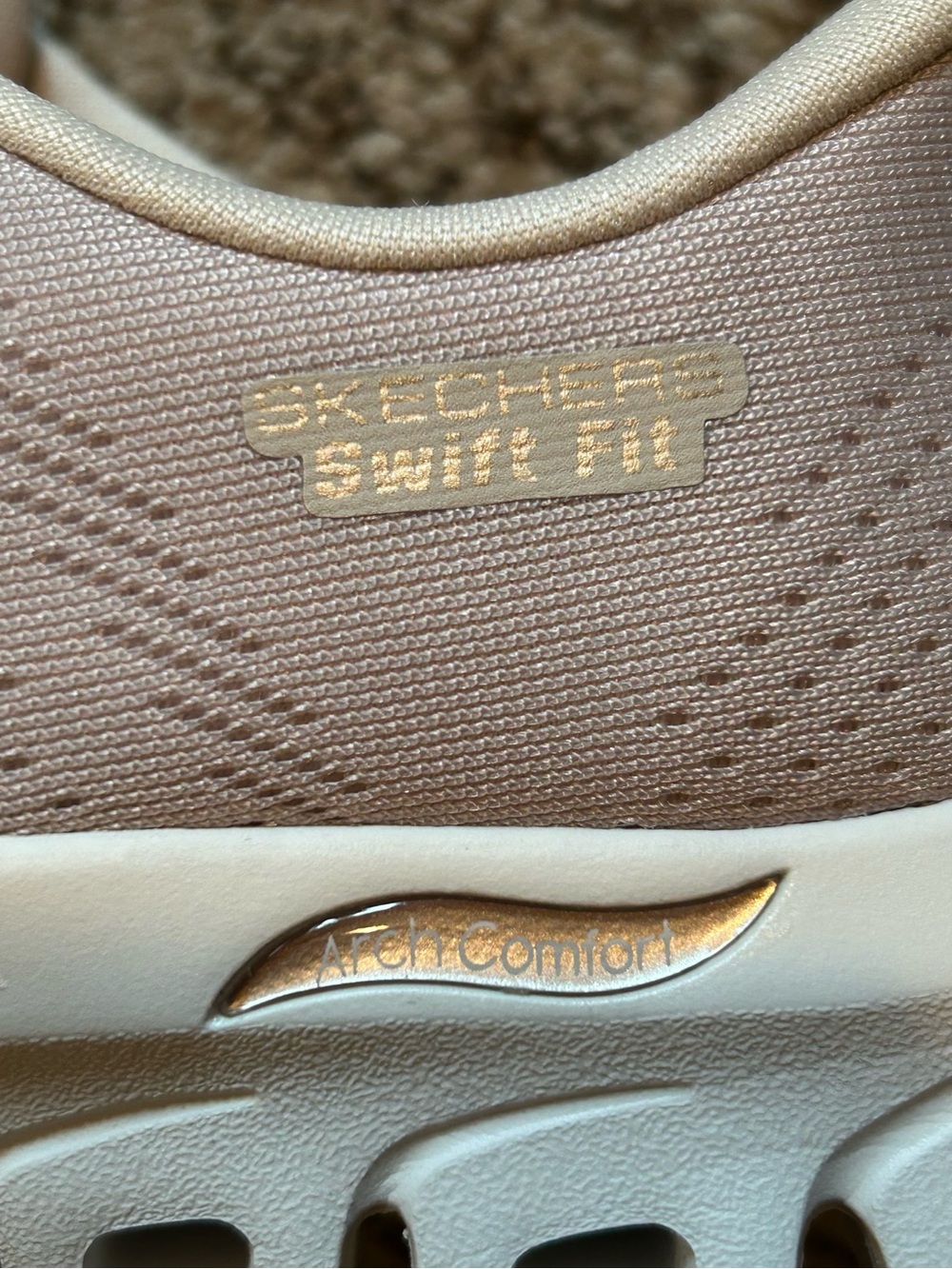 Skechers Swift Fit Arch Comfort Hands Free Women's Tan shoes size 8.5 - Picture 6 of 8